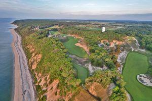 Friars Head 16th Tee Aerial